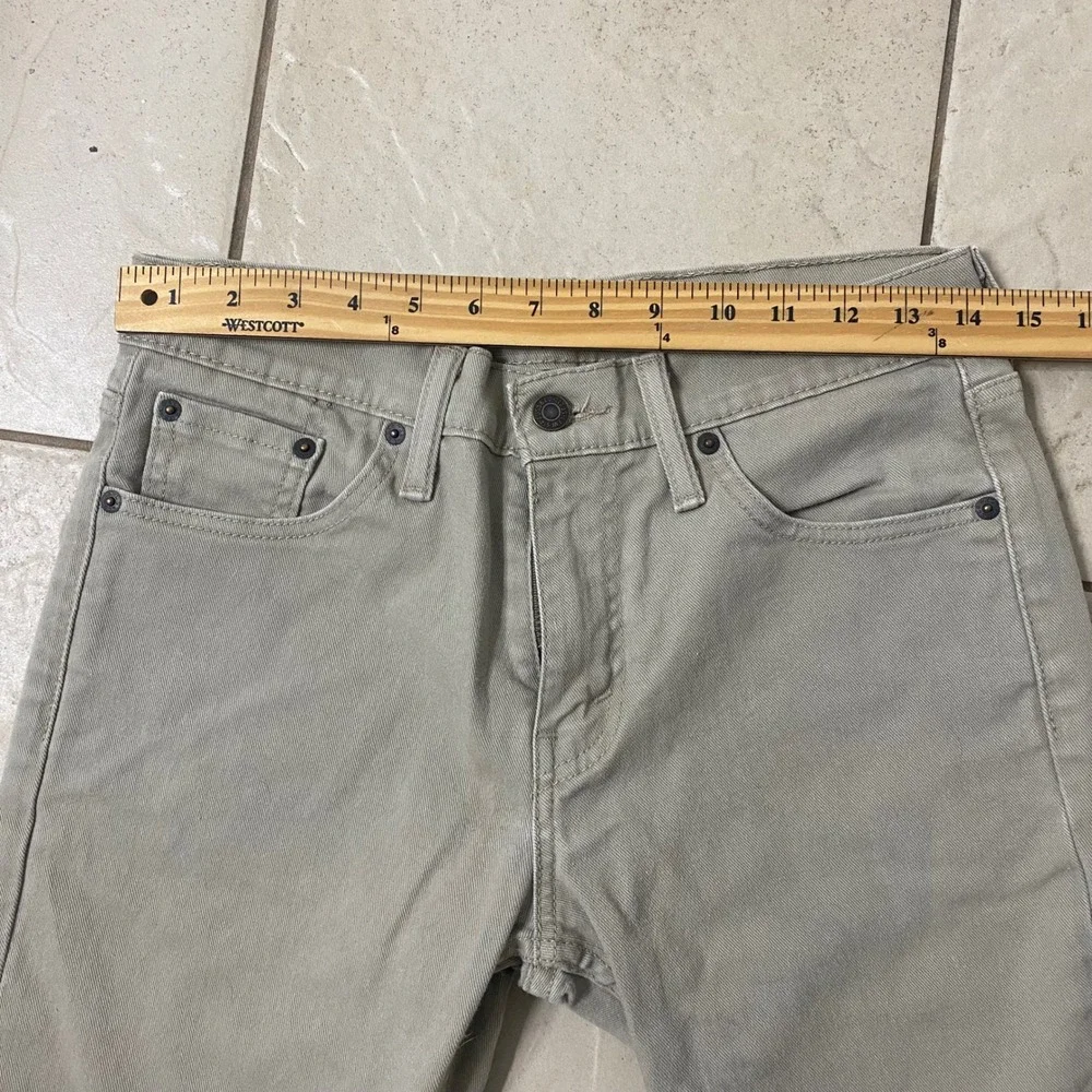 Levi Strauss Co 511 Mens Jeans Tan Khaki W29 L30 Slim Fit Casual Pants